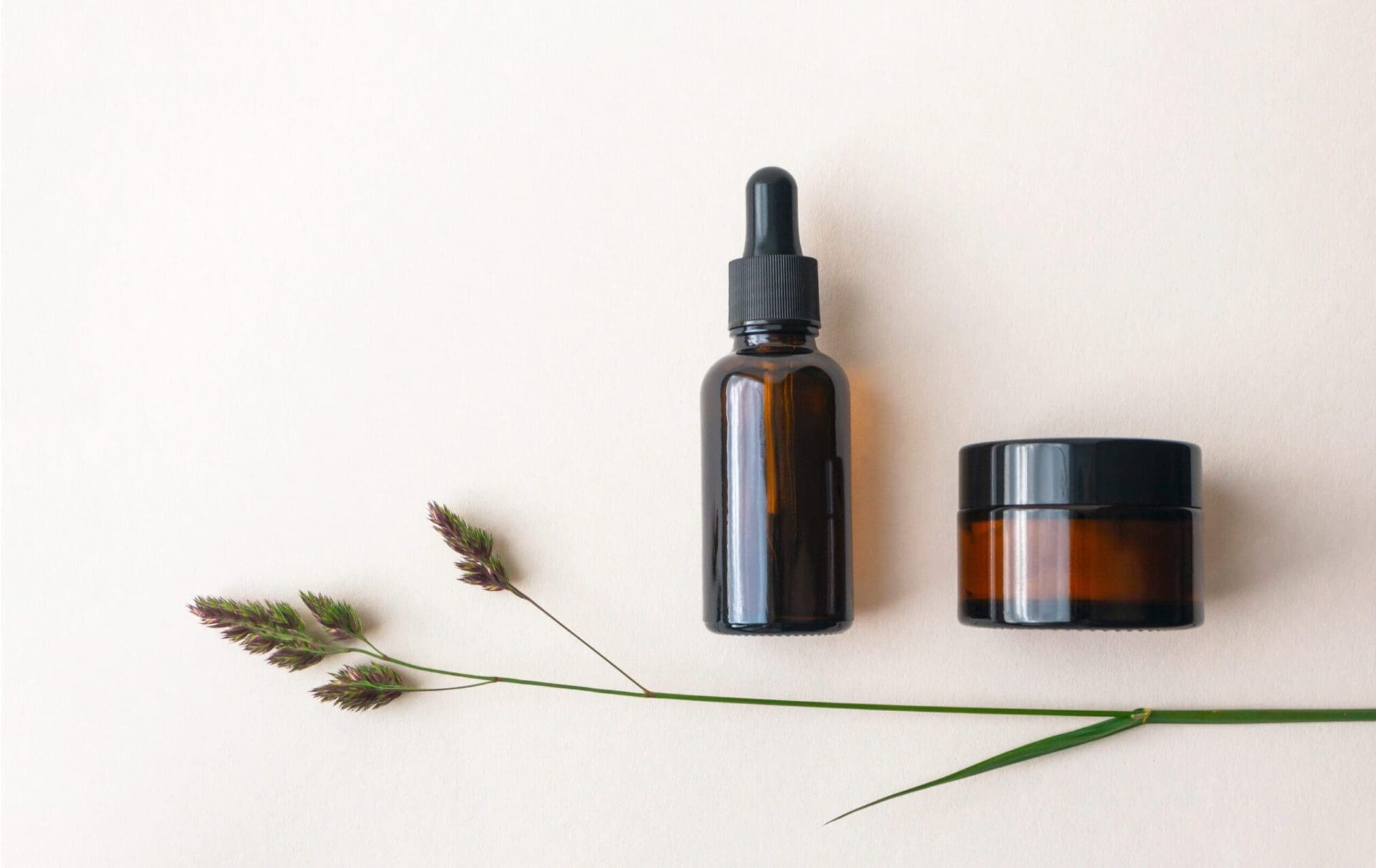 Natural cosmetic products photoshoot