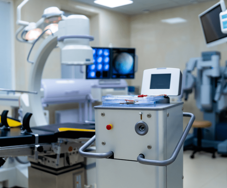 A medical examination room