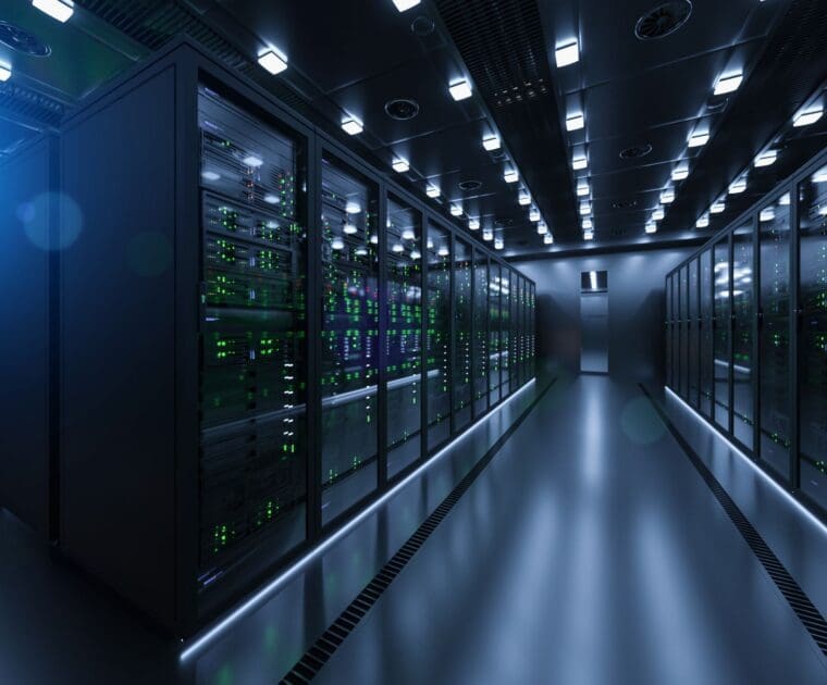 An extensive array of servers