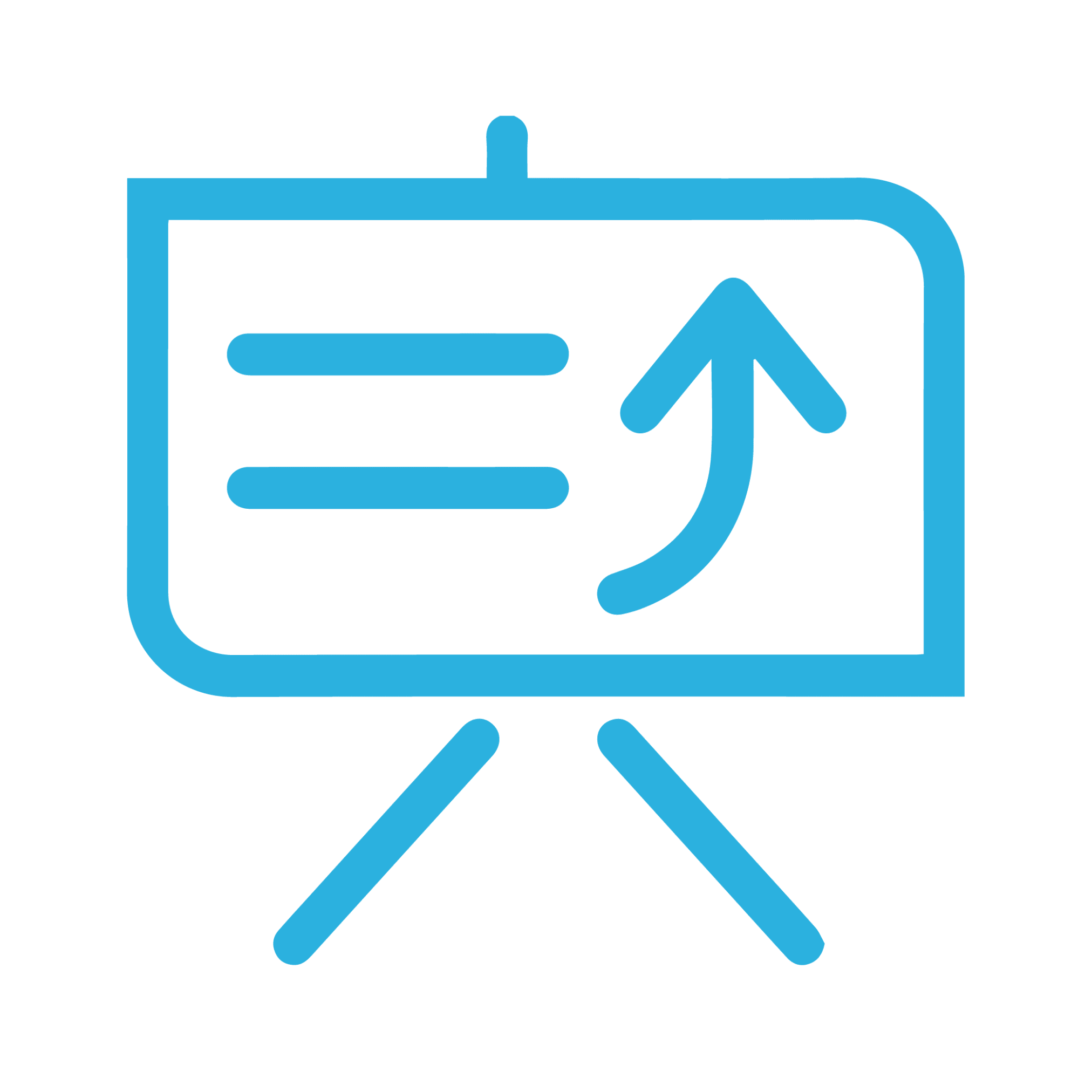 obelis-services-icons-xx-24 A blue icon with an upward arrow
